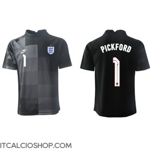 Inghilterra Jordan Pickford #1 Portiere Prima Maglia Mondiali 2022 Manica Corta